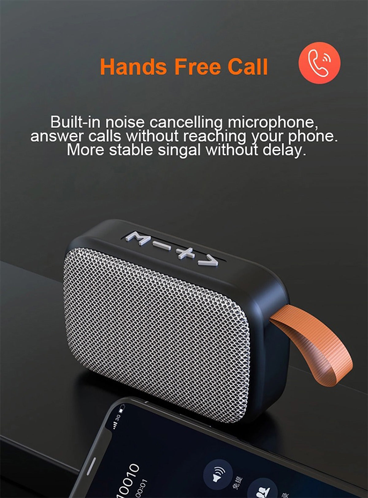 Portable Bluetooth Speaker - 3D Stereo Music Player with HiFi Sound