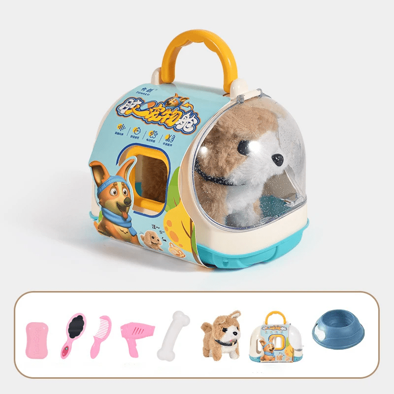Walking Plush Dog with Movement – Interactive Soft Toy for Children