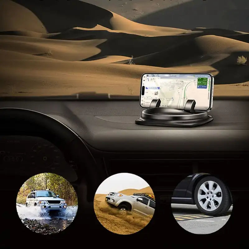 360° Rotatable Phone Holder for the Car – Convenient and Adjustable for Perfect Viewing Angles
