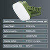 80W LED Solar Rechargeable Camping Lamp with Magnet and Zoom Function