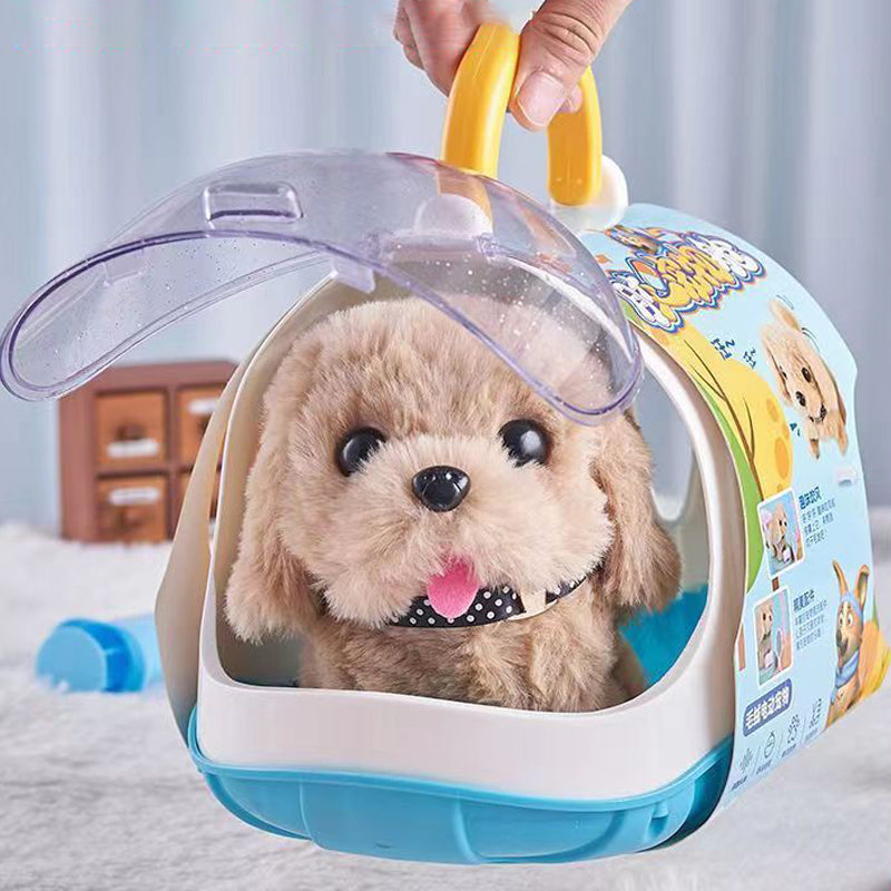 Walking Plush Dog with Movement – Interactive Soft Toy for Children