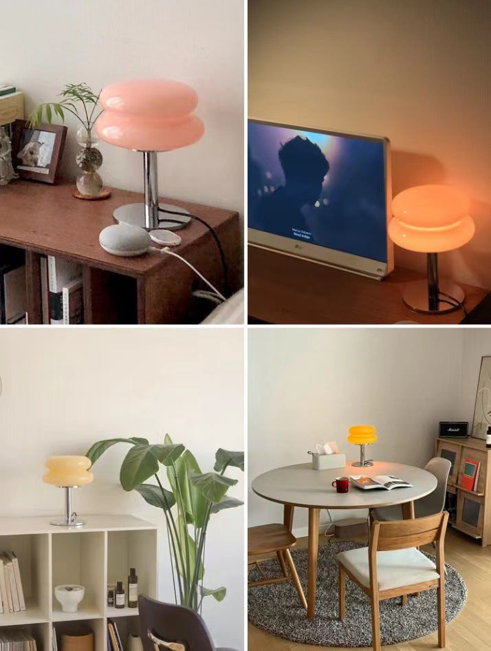 DESIGNER GLASS TABLE LAMP – MOOD LED LAMP FOR BEDROOM AND OFFICE