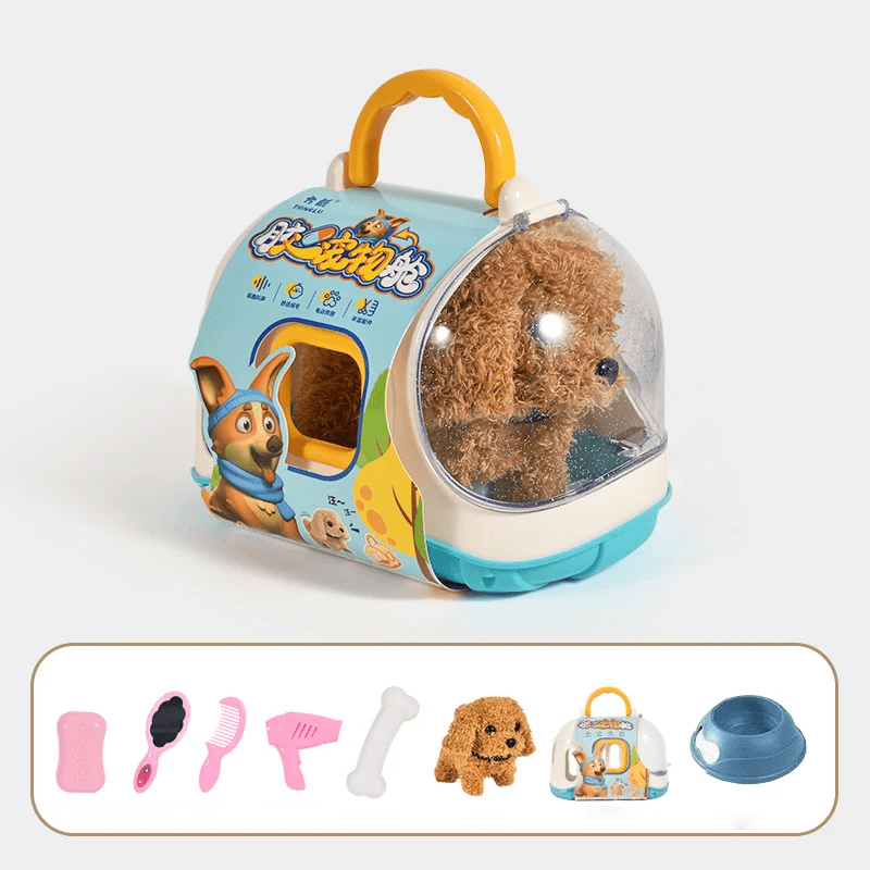 Walking Plush Dog with Movement – Interactive Soft Toy for Children