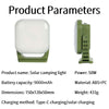 80W LED Solar Rechargeable Camping Lamp with Magnet and Zoom Function