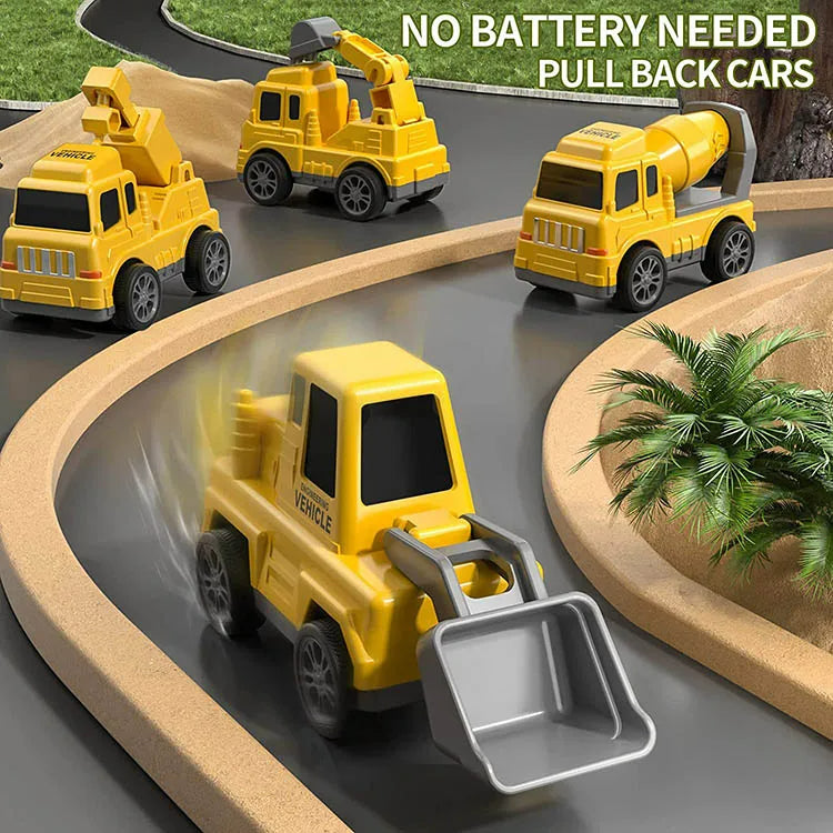 Toy City Transporter with Light & Sound Effects – includes vehicles