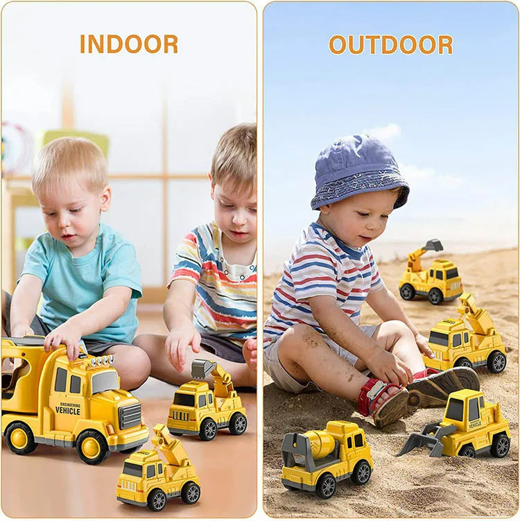 Toy City Transporter with Light & Sound Effects – includes vehicles