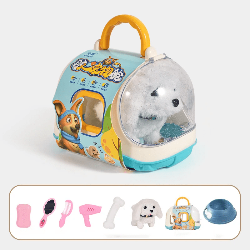 Walking Plush Dog with Movement – Interactive Soft Toy for Children