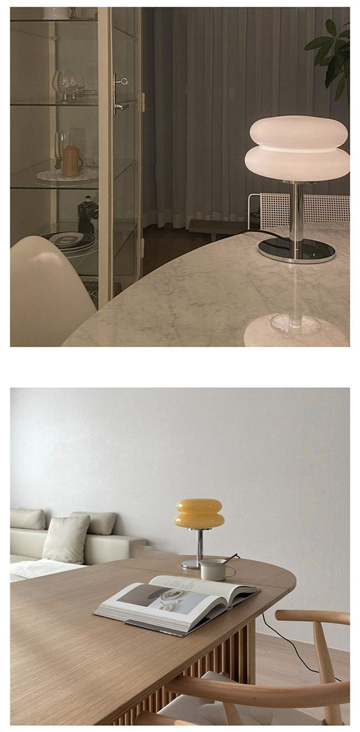 DESIGNER GLASS TABLE LAMP – MOOD LED LAMP FOR BEDROOM AND OFFICE