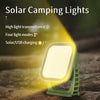 80W LED Solar Rechargeable Camping Lamp with Magnet and Zoom Function
