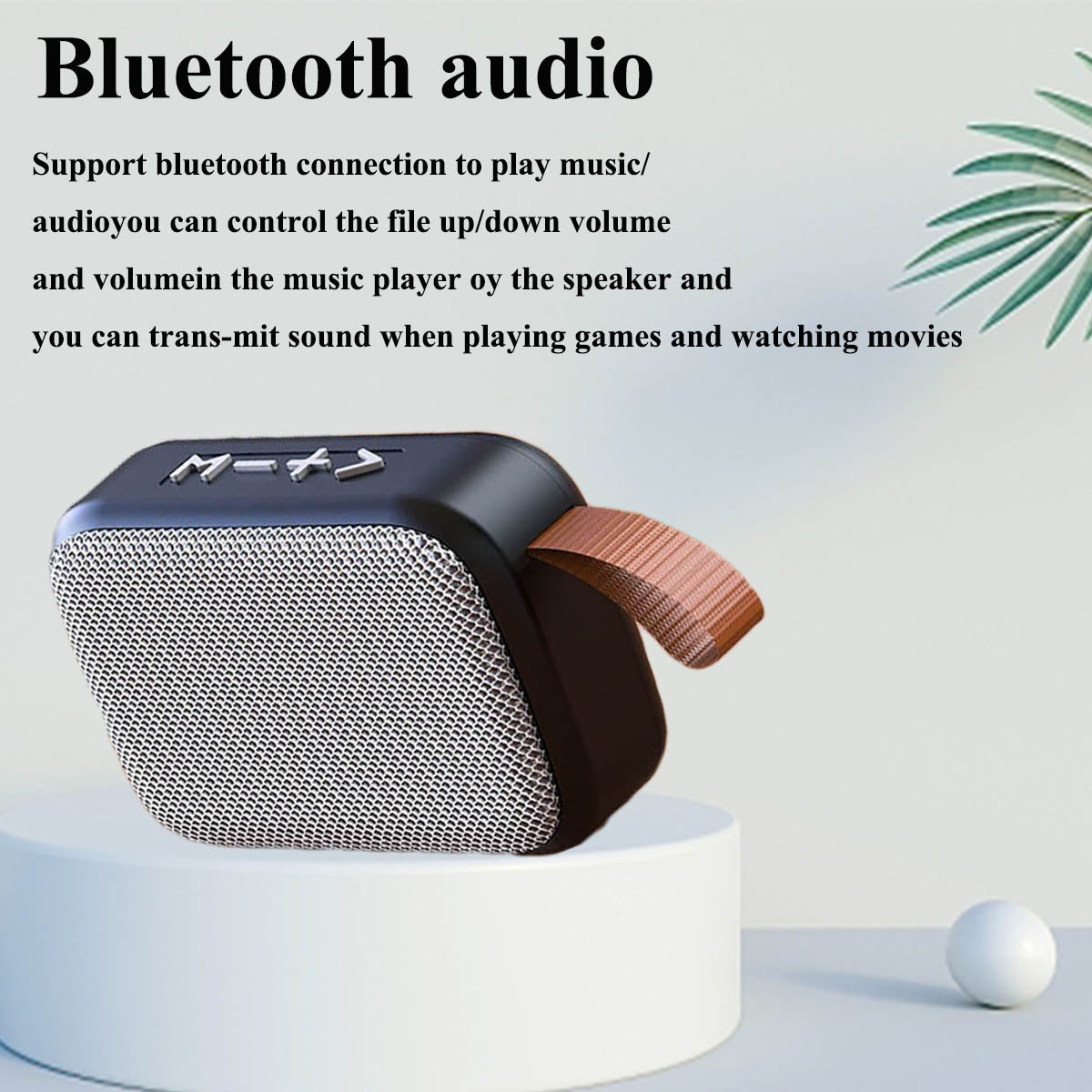 Portable Bluetooth Speaker - 3D Stereo Music Player with HiFi Sound