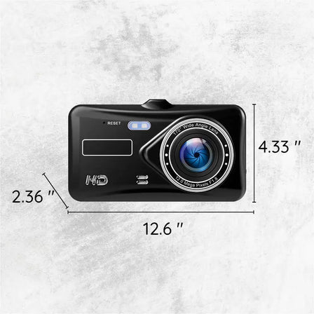 Wireless Dual Dashcam | Night Vision | 170° Wide Angle