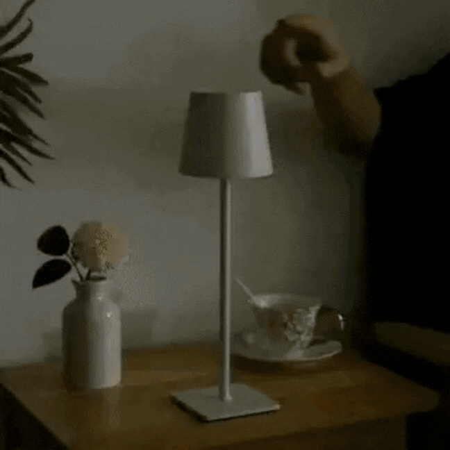 Wireless Rechargeable Table Lamp - Elegant LED for Indoor & Outdoor