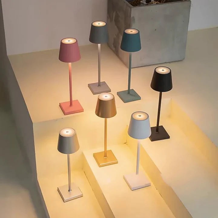 Wireless Rechargeable Table Lamp - Elegant Lighting