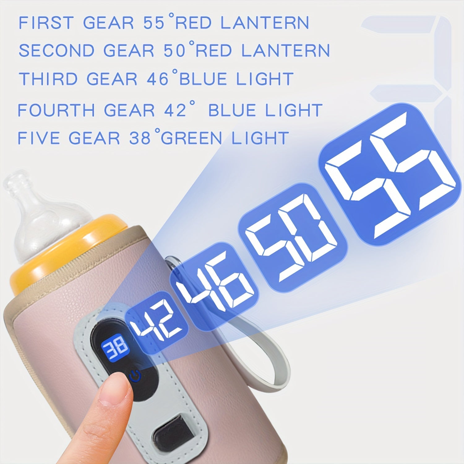 Portable Baby Bottle Warmer - USB Powered | 5 Temperatures