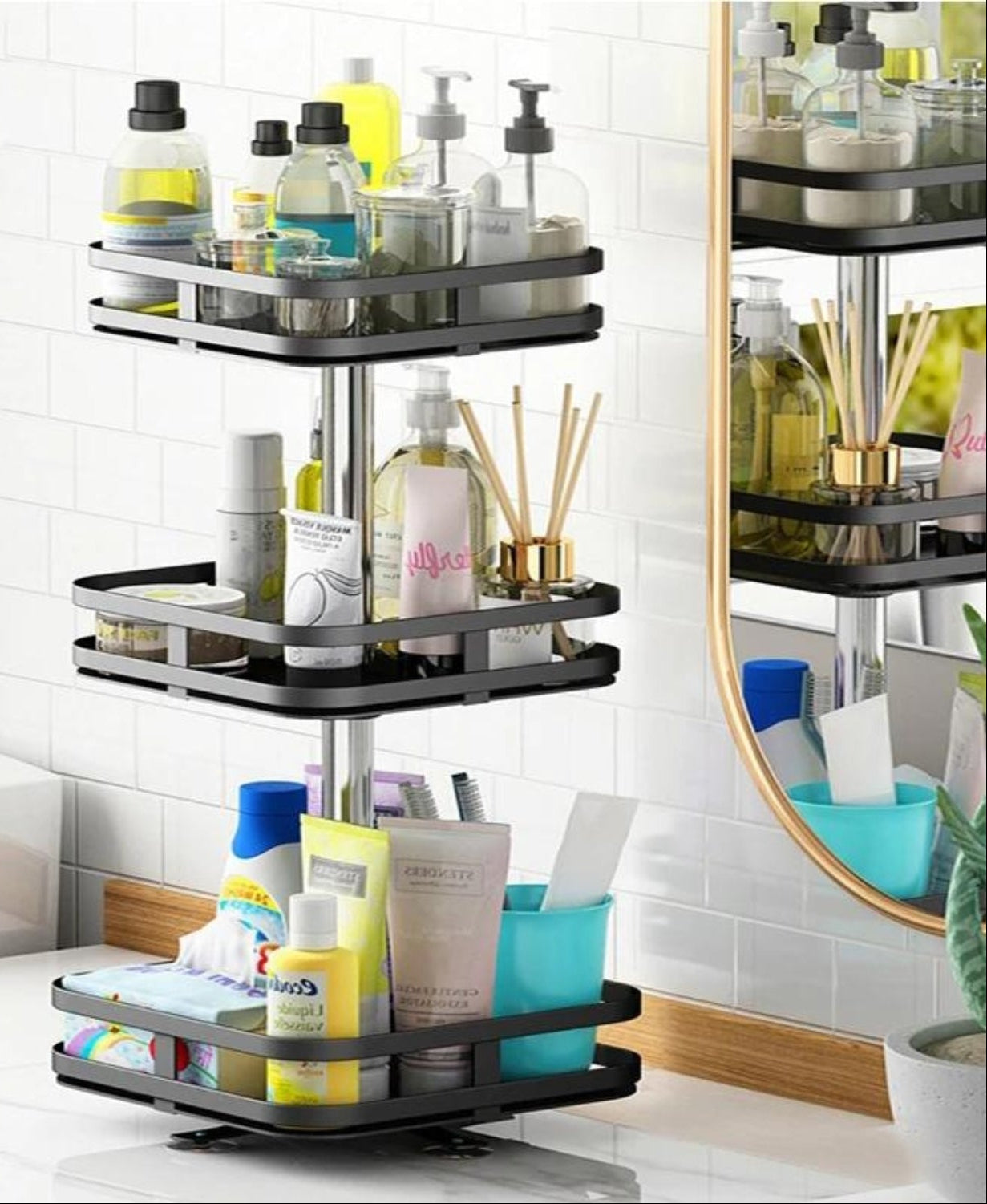 Rotatable Storage Shelf - TwistRack 360°