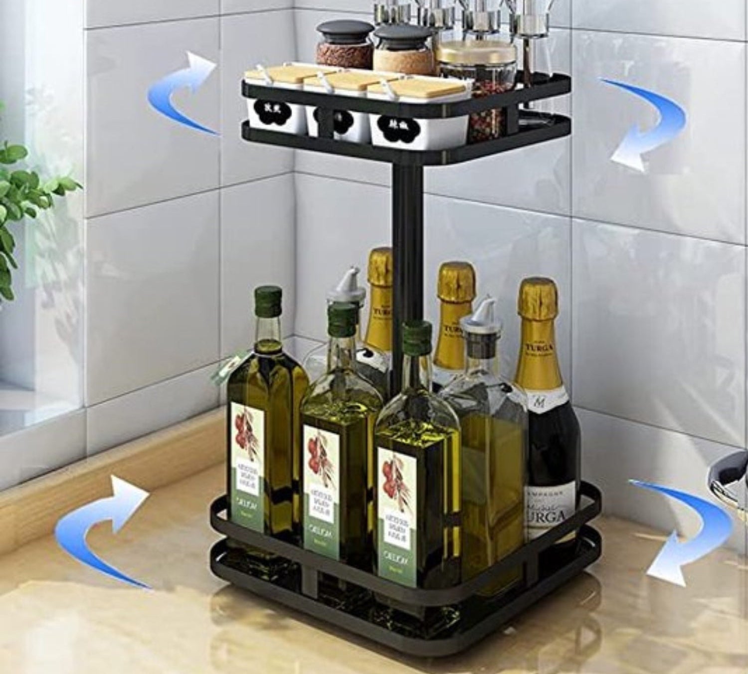 Rotatable Storage Shelf - TwistRack 360°