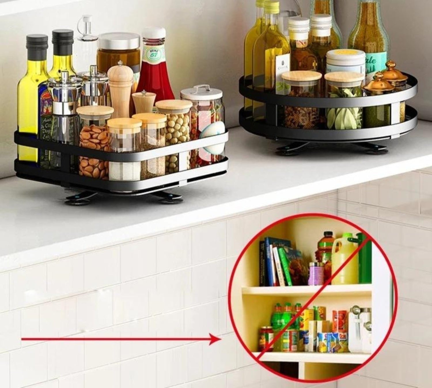 Rotatable Storage Shelf - TwistRack 360°