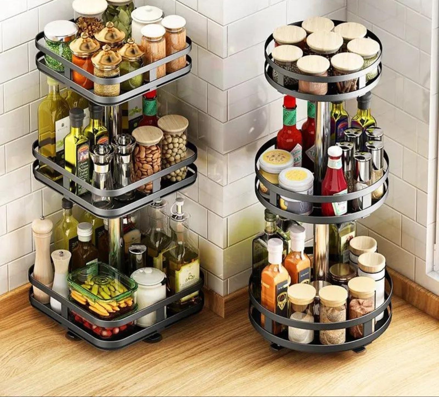 Rotatable Storage Shelf - TwistRack 360°