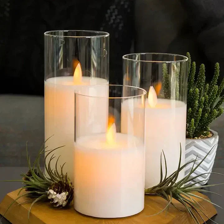 Flameless Candle Set - SerenityGlow