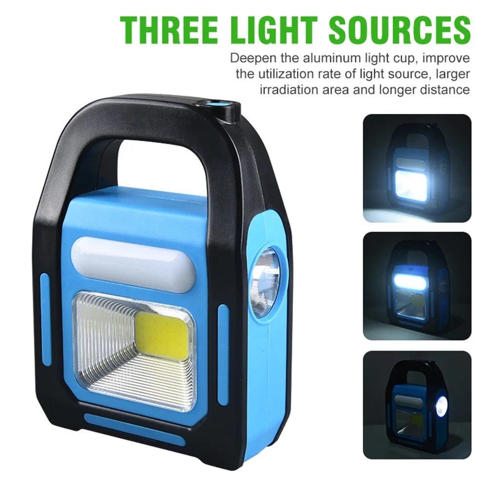 Rechargeable USB Camping Lantern with Power Bank – SolarGlow