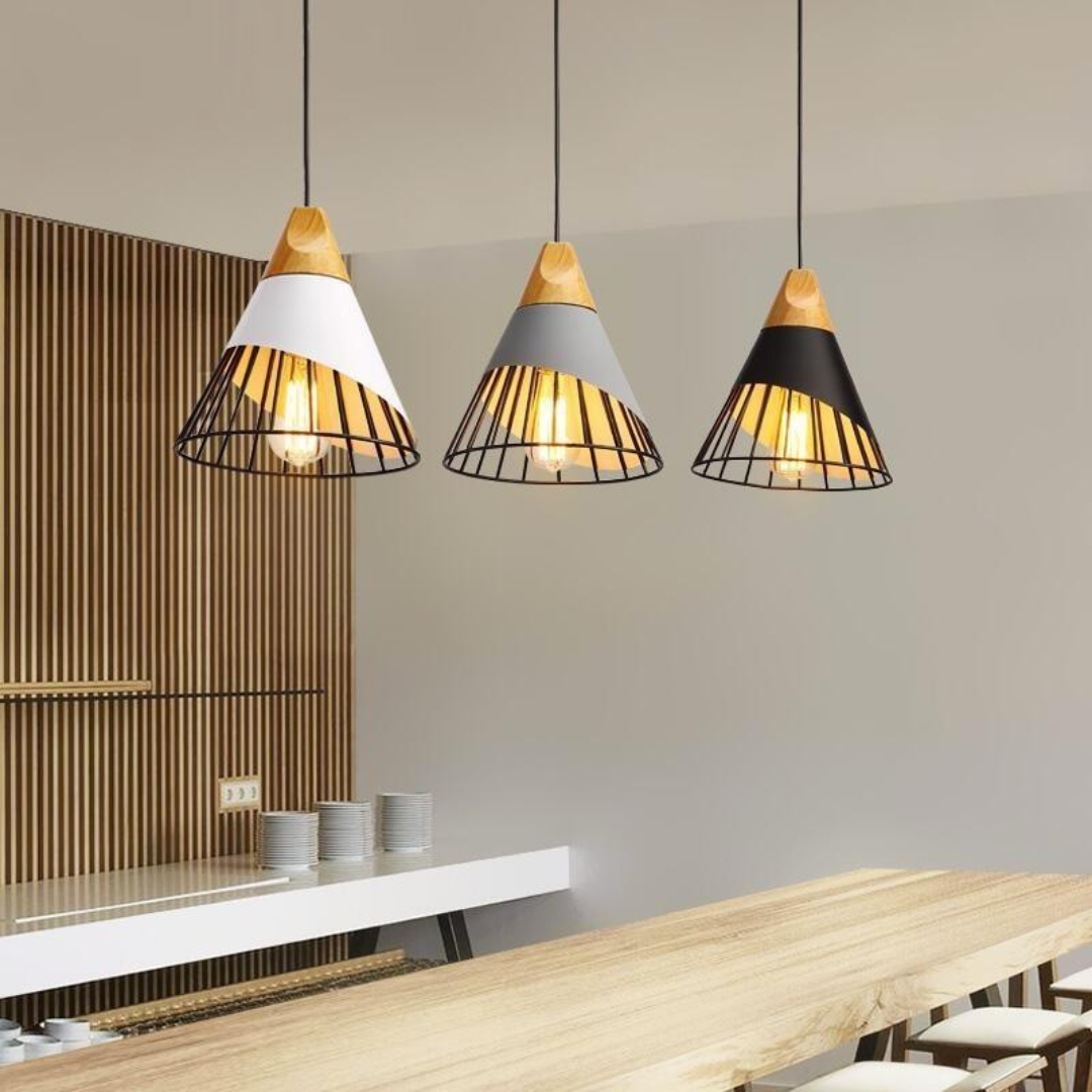 Trendy Scandinavian Industrial Pendant Light – UrbanBeam