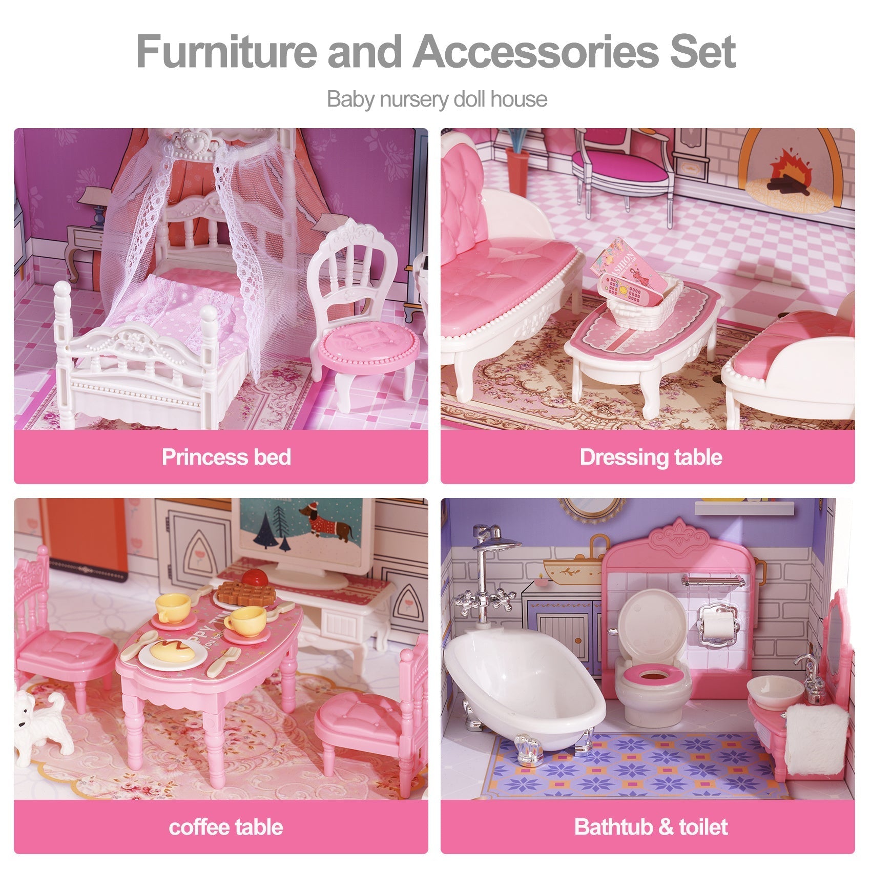 Colourful Dollhouse – For Imaginative Play