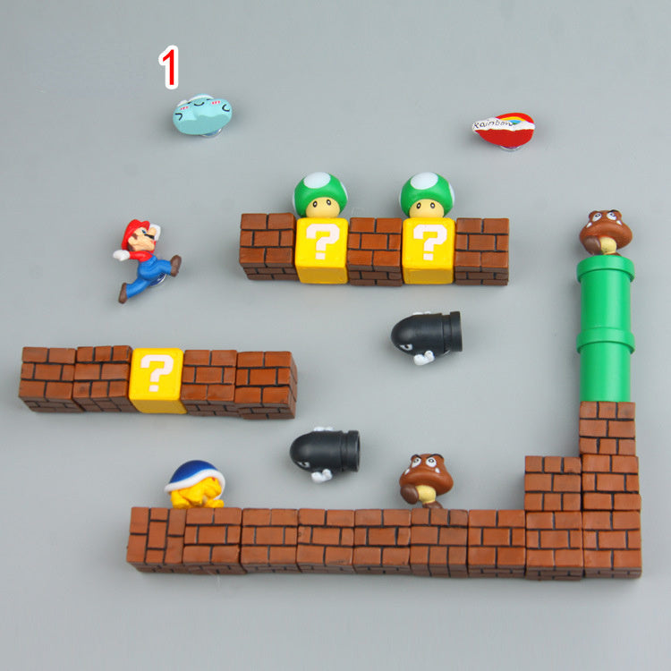 Super Mario Fridge Magnets – For Cheerful Kitchen Decoration