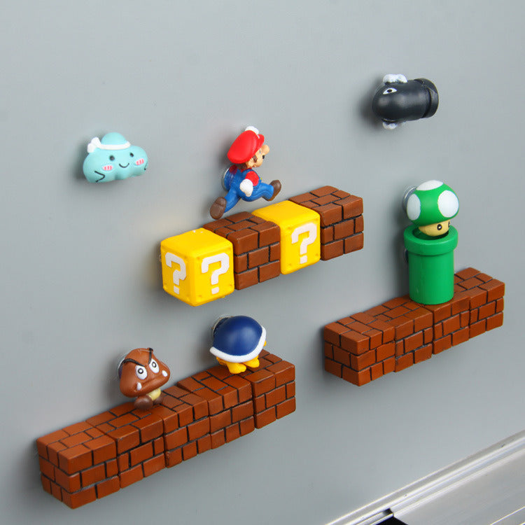 Super Mario Fridge Magnets – For Cheerful Kitchen Decoration