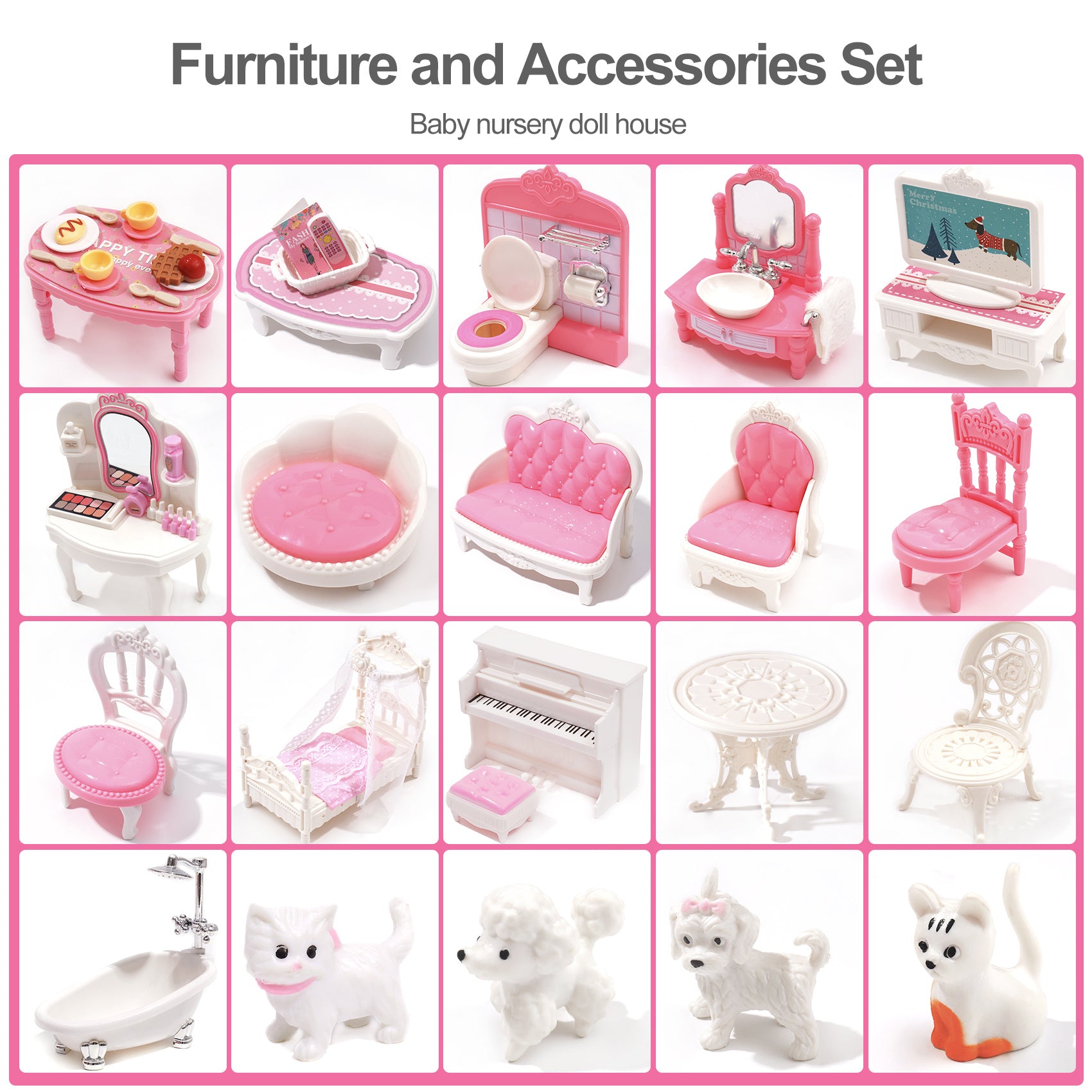 Colourful Dollhouse – For Imaginative Play