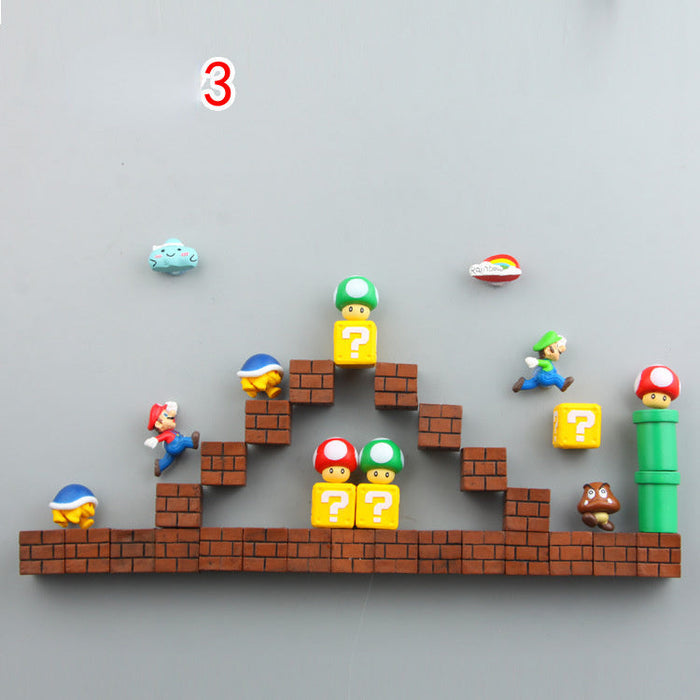 MarioMagnet – Cheerful Fridge Magnets for Super Mario Fans - Kitchen Decoration