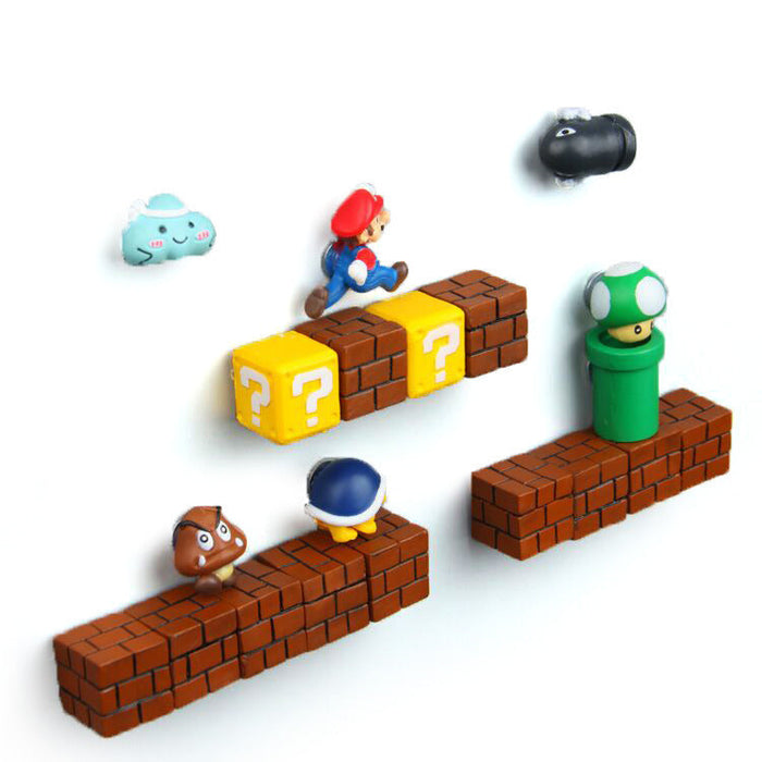 MarioMagnet – Cheerful Fridge Magnets for Super Mario Fans - Kitchen Decoration