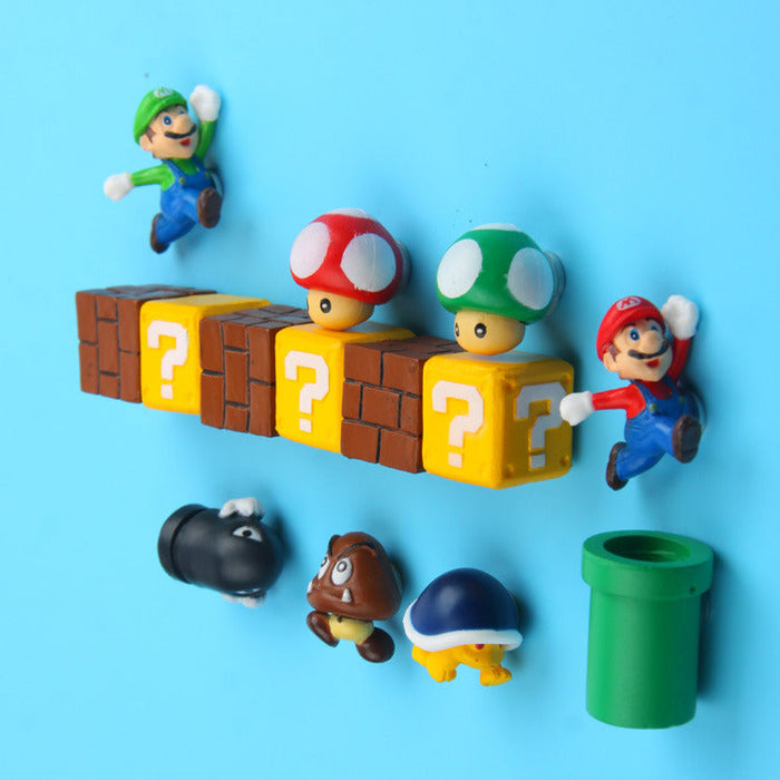 MarioMagnet – Cheerful Fridge Magnets for Super Mario Fans - Kitchen Decoration