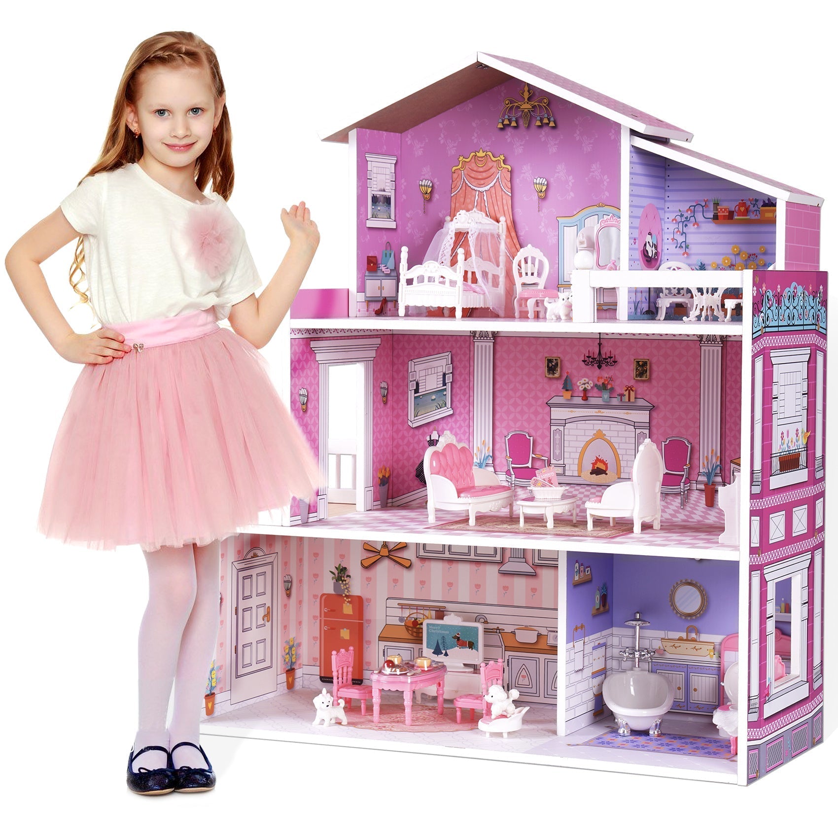 Colourful Dollhouse – For Imaginative Play