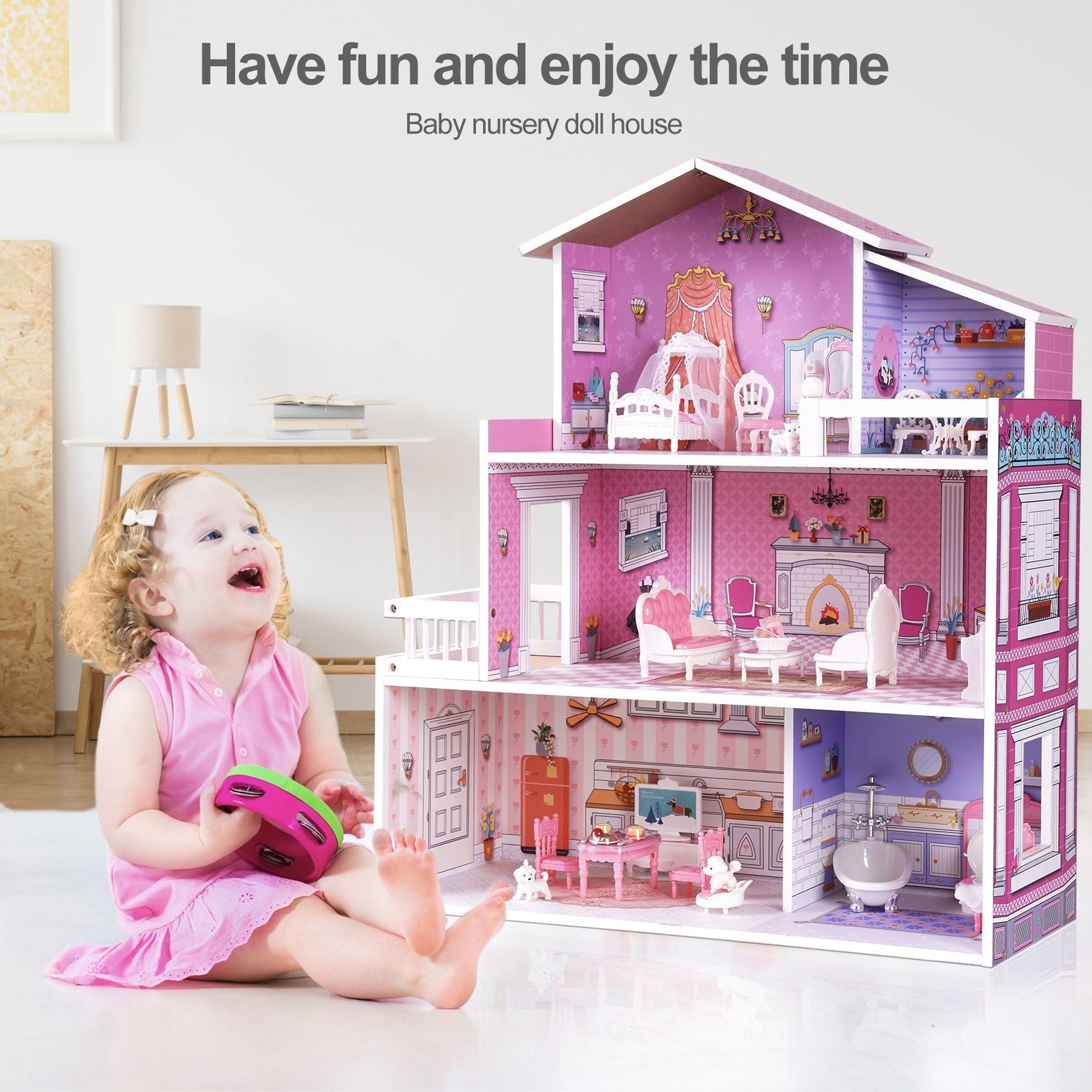 Colourful Dollhouse – For Imaginative Play