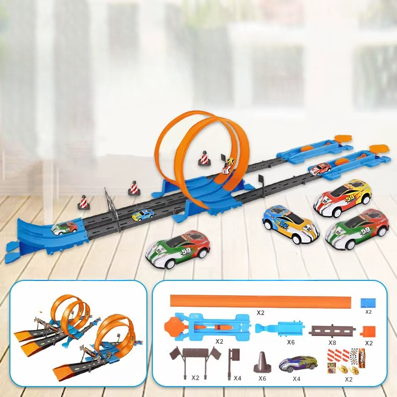 Double Race Track Set - Creative Play Fun and Educational