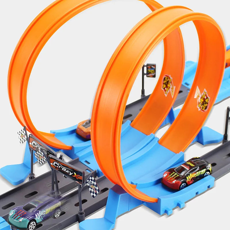 Double Race Track Set - Creative Play Fun and Educational