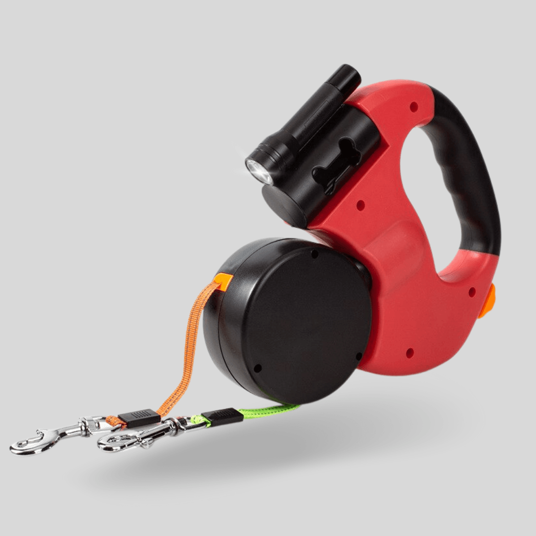 Pantino Multifunctional Double Dog Lead – Adjustable and Durable Lead for Two Dogs