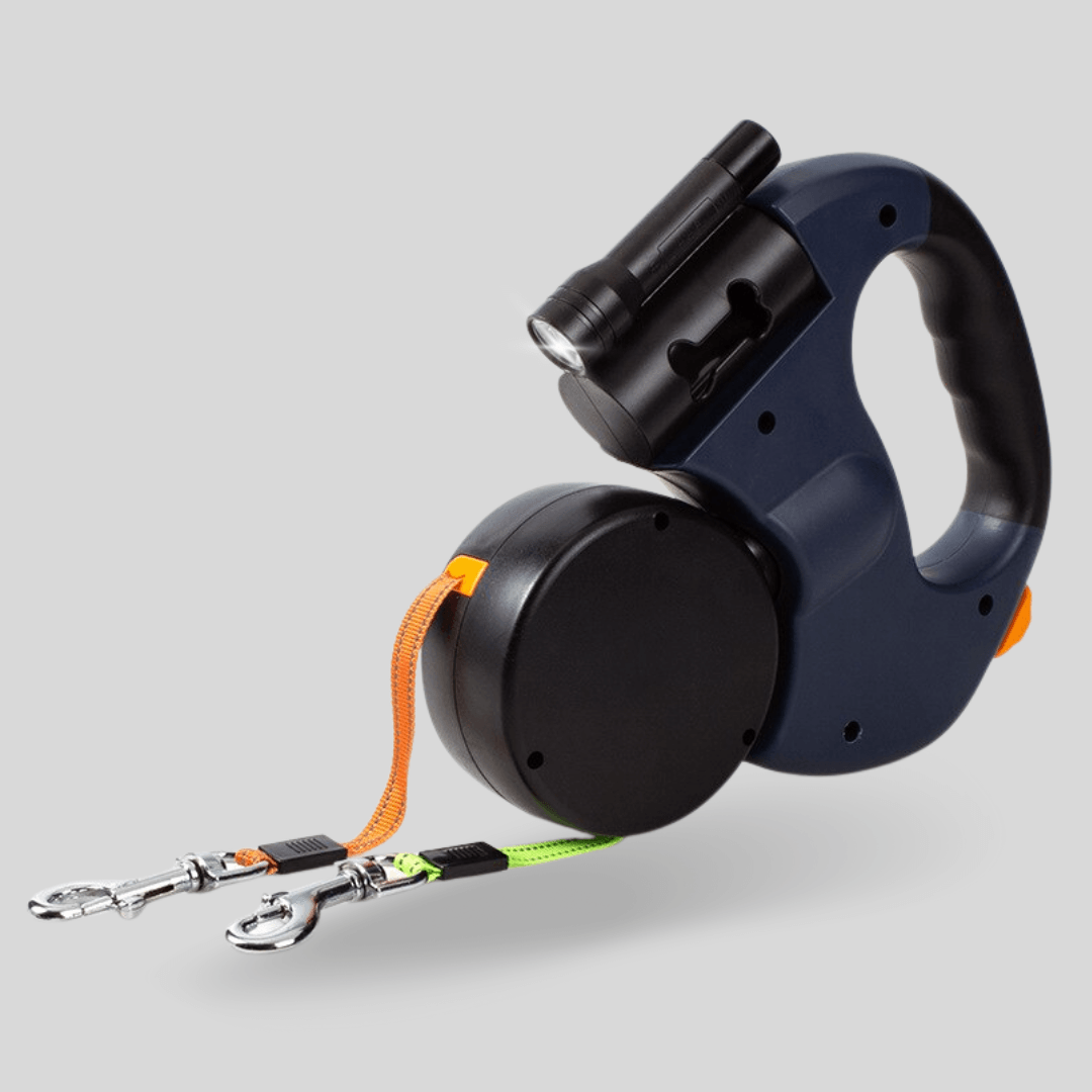 Pantino Multifunctional Double Dog Lead – Adjustable and Durable Lead for Two Dogs