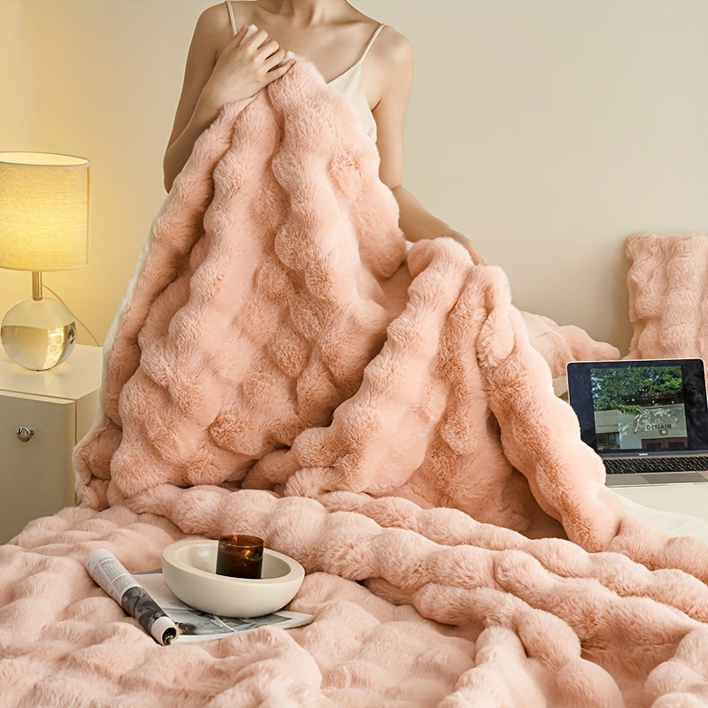 Reversible Fleece Blanket - Soft and Warm