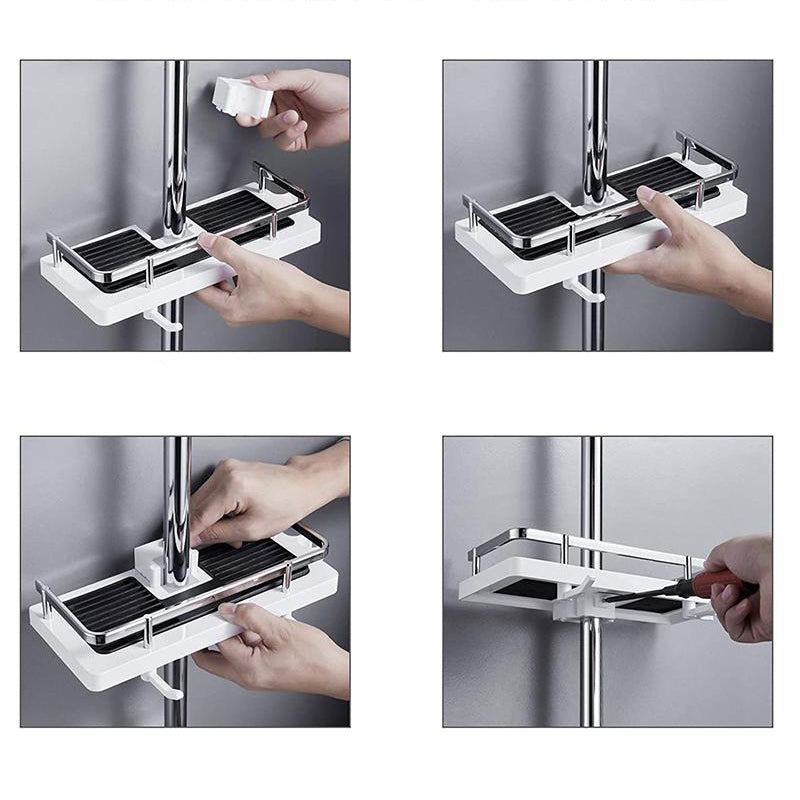 Compact Shower Shelf - EasyOrganize