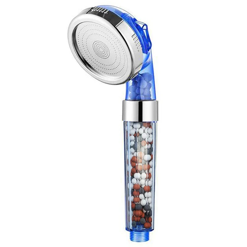 High-Pressure Water-Saving Shower Head with Filter - AquaGlow