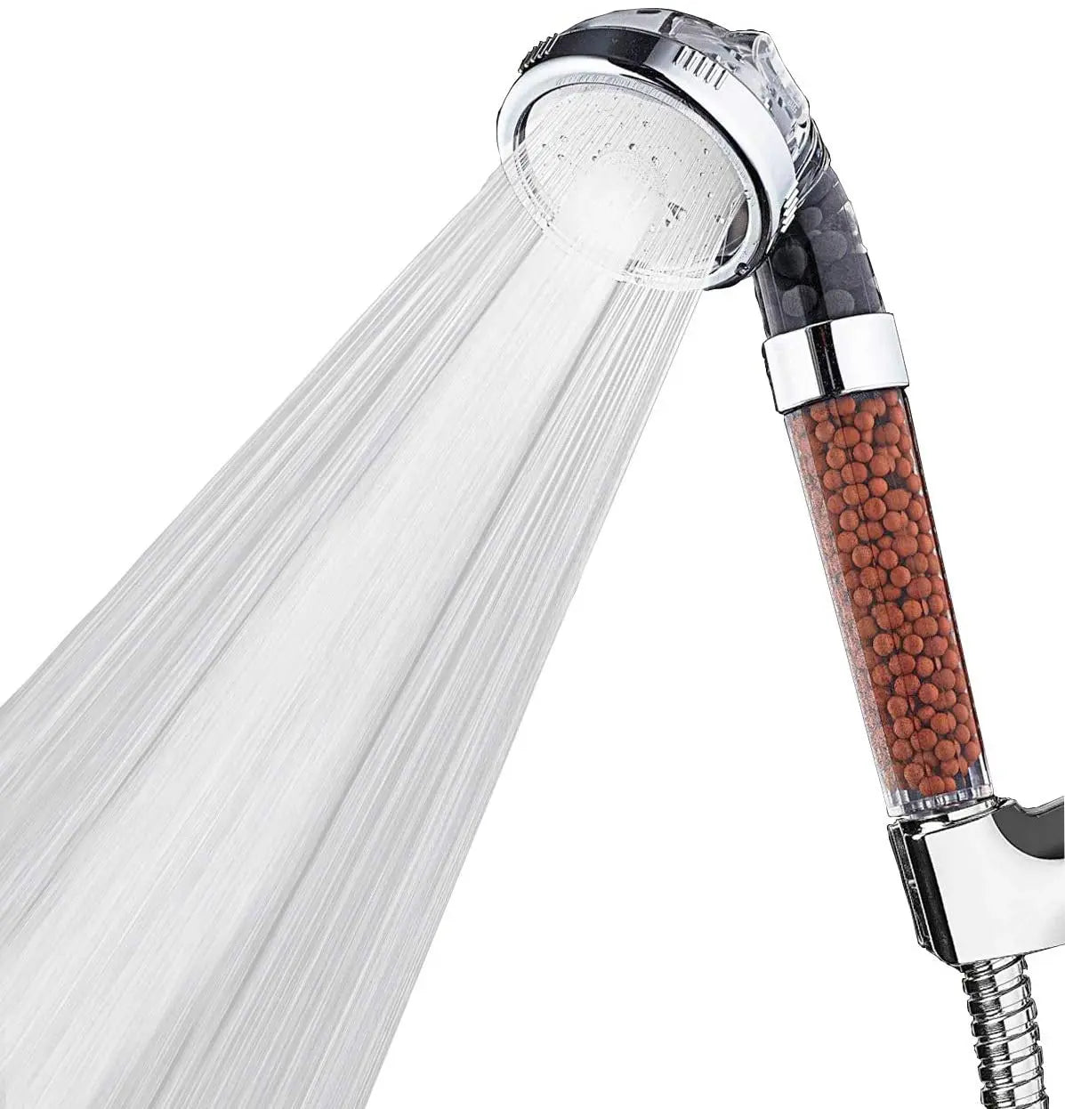 High-Pressure Water-Saving Shower Head with Filter - AquaGlow