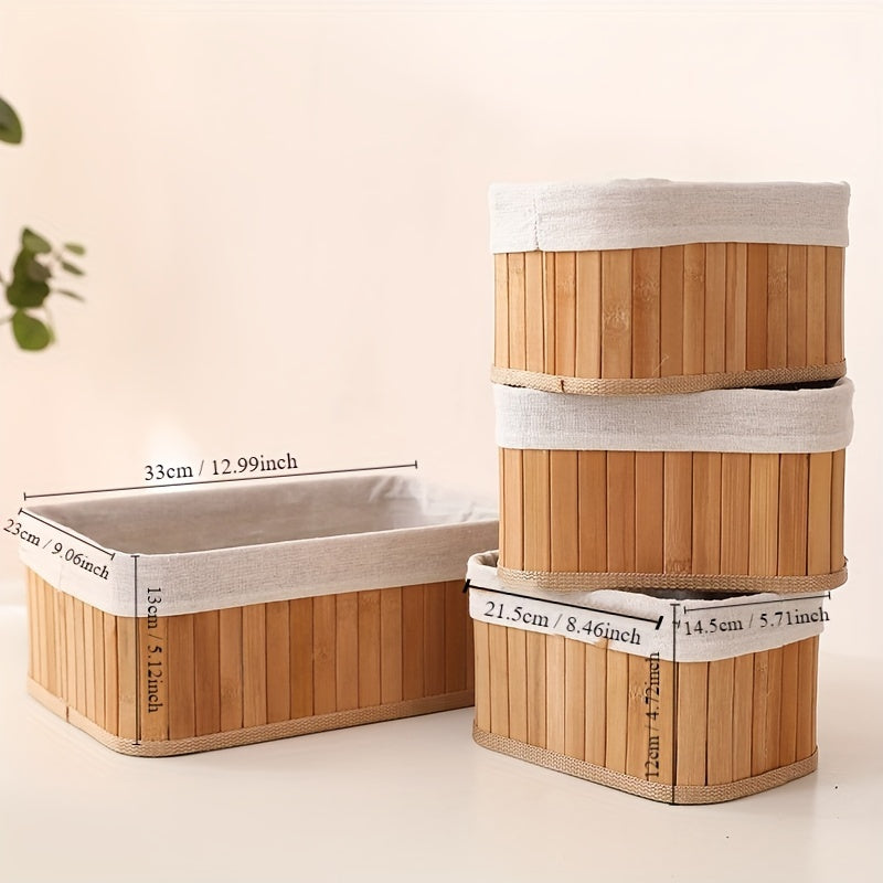 Bamboo Storage Basket Set – Naturally and Stylishly Organising Your Home