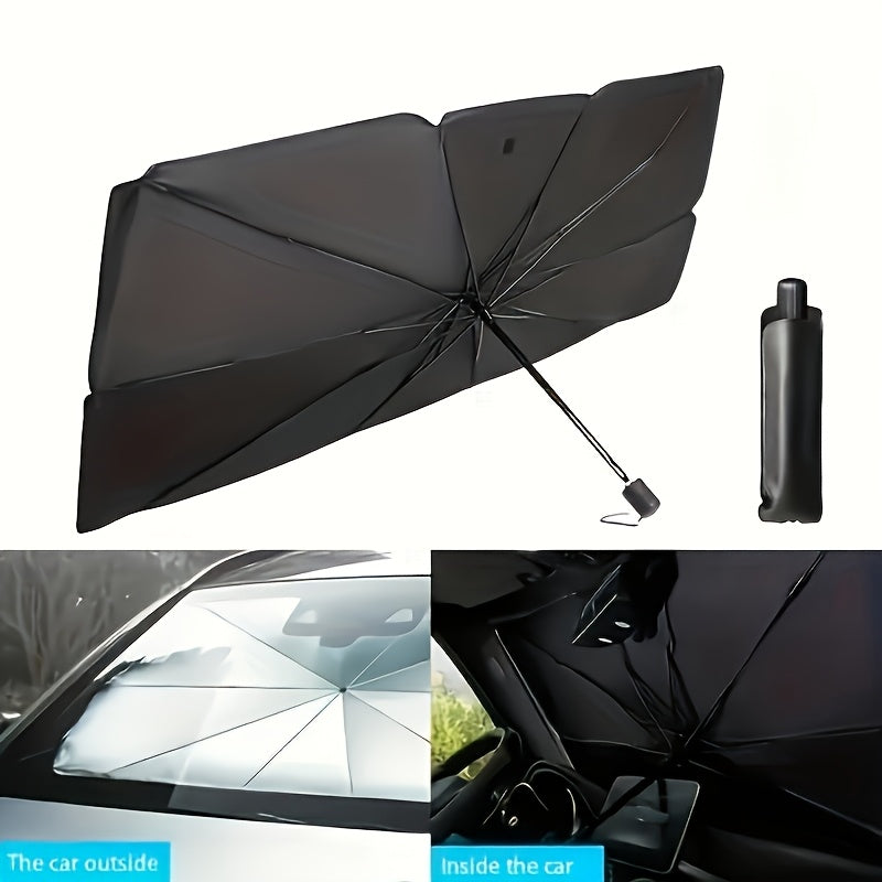 Compact Foldable Sunshade – Effective Windscreen Protection