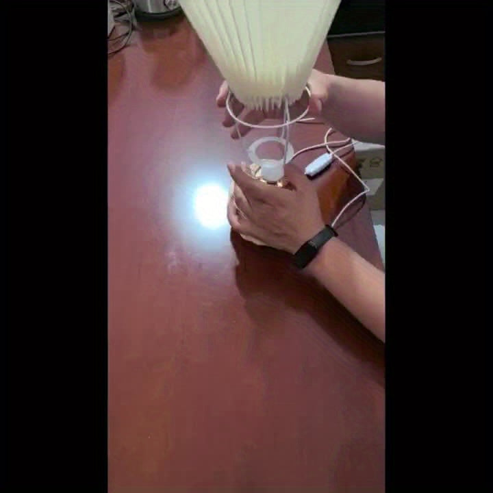 Bamboo Woven Table Lamp - Atmospheric and Refined Design