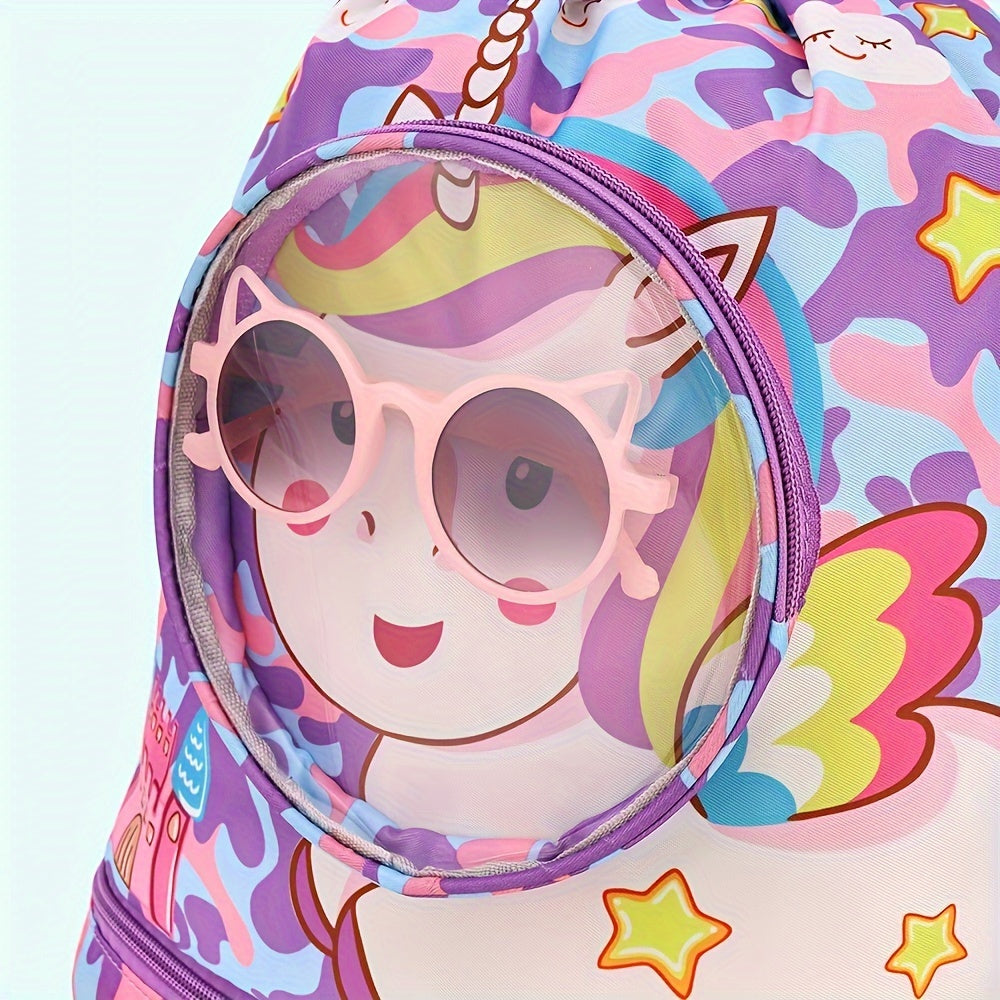 Cartoon Swim Bag with Dry/Wet Separation – Stylish, Portable Bag for Children and Adults