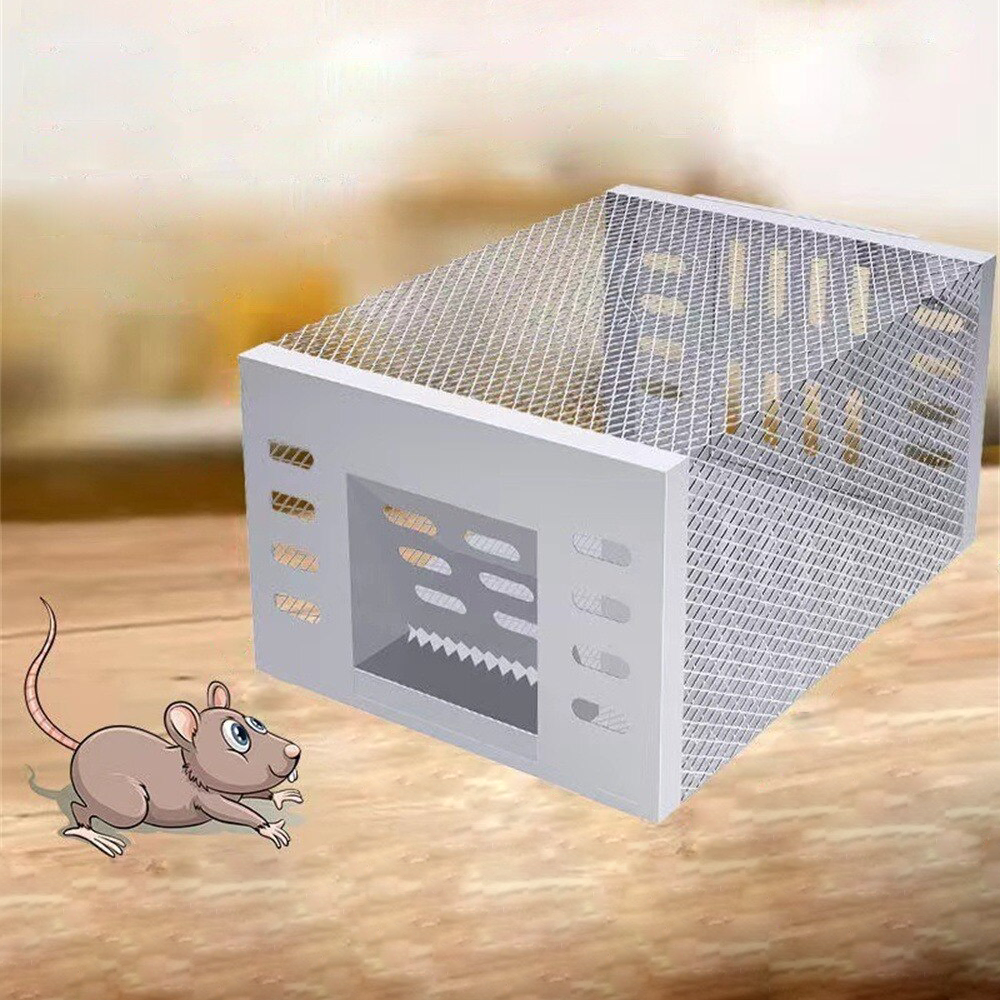 Humane Mouse Trap – Reusable, Spacious Live Catch Cage for Safe & Ethical Rodent Control
