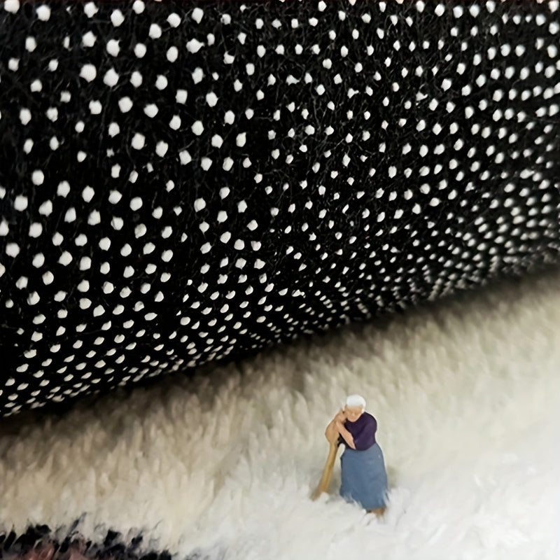 Abstract Geometric Bath Mat – Absorbent and Soft for Bathroom or Kitchen