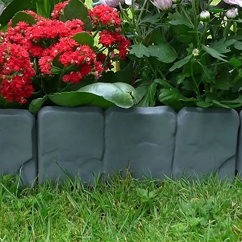 Stone-Look Garden Edge Set – Practical and Decorative