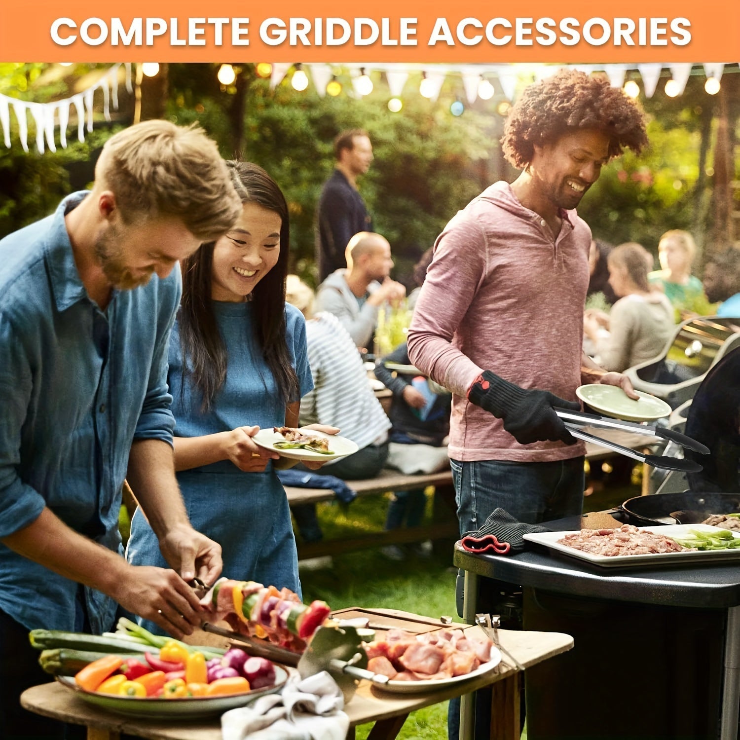 20-Piece Stainless Steel BBQ Grill Tool Set – Everything You Need for the Perfect Barbecue